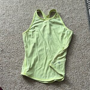 Lululemon Athletica Light Green Tank Top